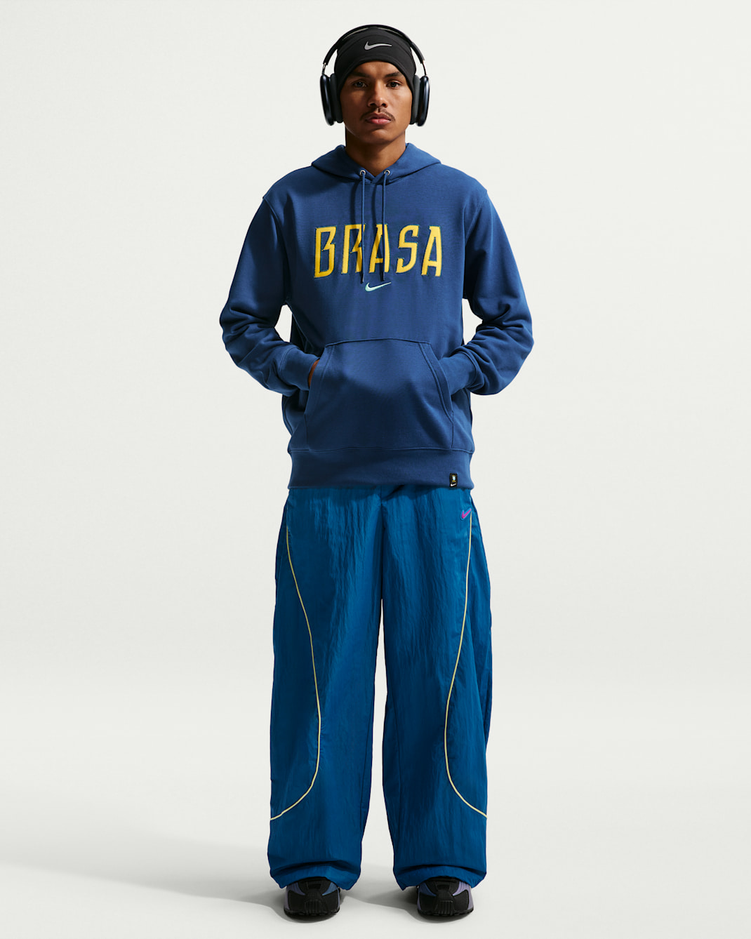 Áo Nike Brazil Club Men's Nike Football French Terry Pullover Hoodie IB6300-433 - Ảnh 3