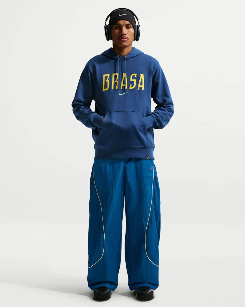 Áo Nike Brazil Club Men's Nike Football French Terry Pullover Hoodie IB6300-433 - Ảnh 3