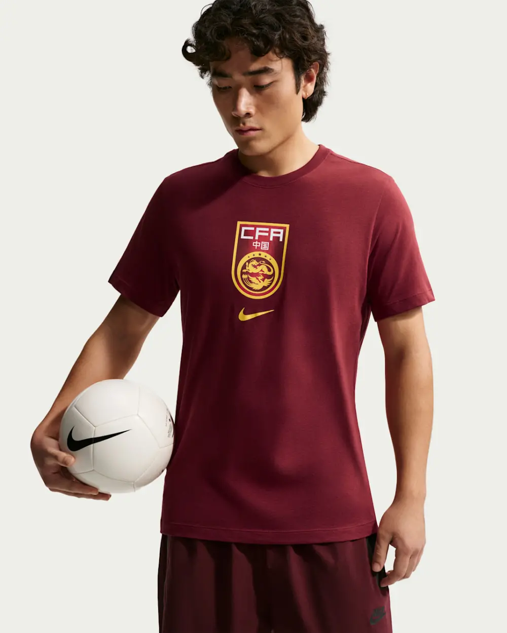 Áo Nike China Soccer T-Shirt 'Team Red' IH2176-677 - Ảnh 3