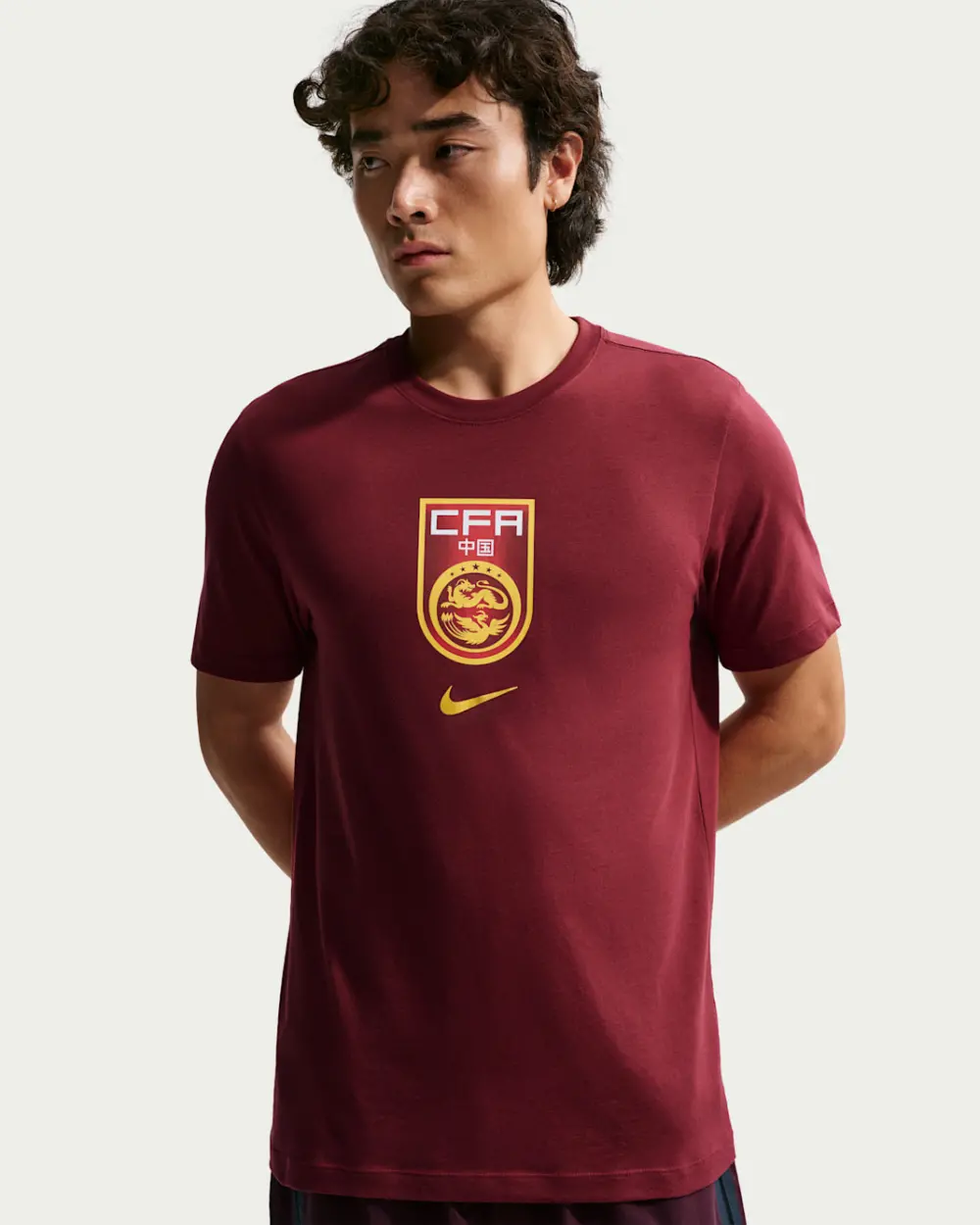 Áo Nike China Soccer T-Shirt 'Team Red' IH2176-677 - Ảnh 5