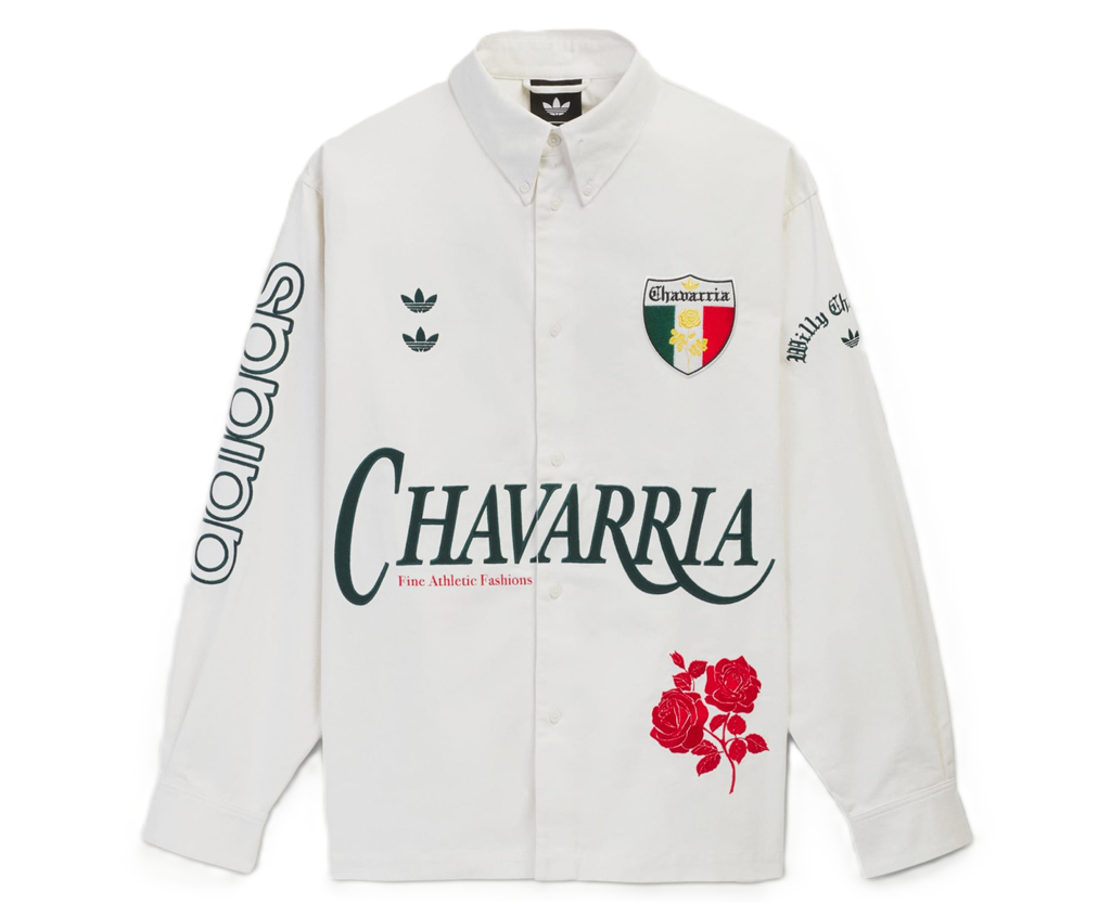 Áo Adidas Chavarria Button Up 'Off White' KV1980