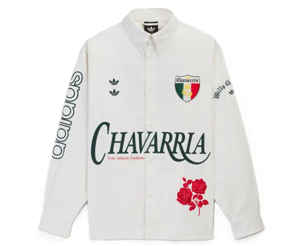 Áo Adidas Chavarria Button Up 'Off White' KV1980