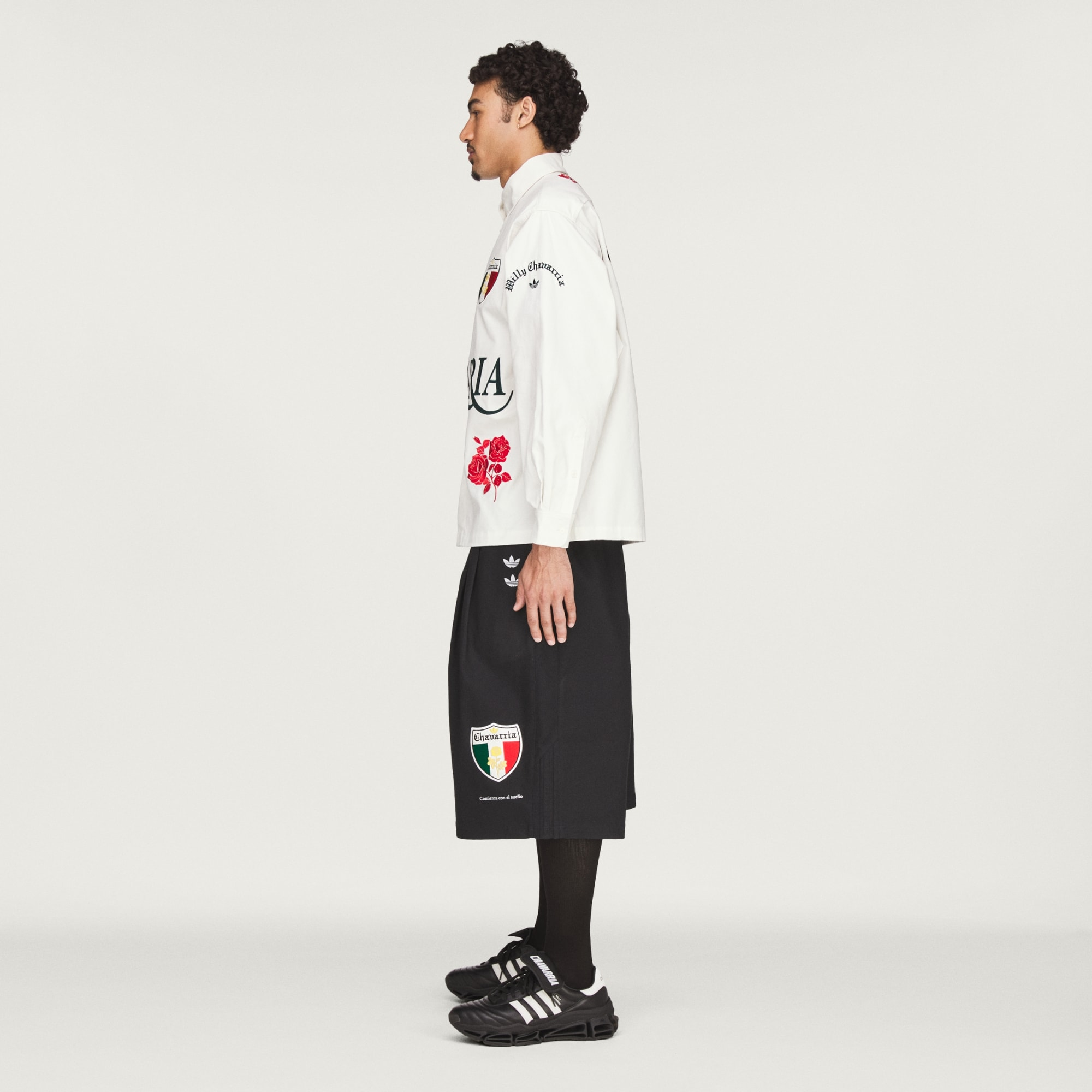 Alternative view of Áo Adidas Chavarria Button Up 'Off White' KV1980