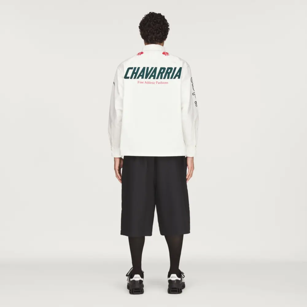 Áo Adidas Chavarria Button Up 'Off White' KV1980 - Ảnh 3
