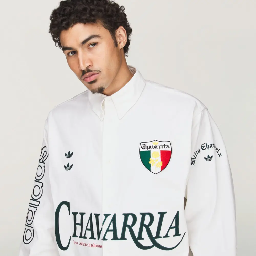 Áo Adidas Chavarria Button Up 'Off White' KV1980 - Ảnh 4