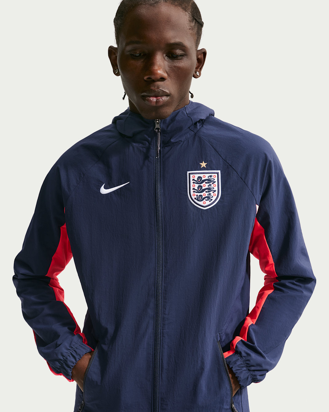 Áo Nike England AWF Football Woven Jacket IB6332-451 - Ảnh 3