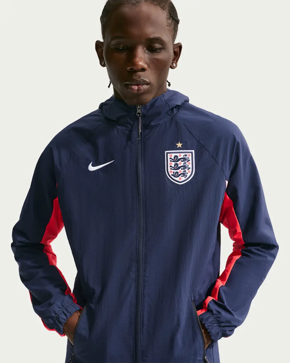 Áo Nike England AWF Football Woven Jacket IB6332-451 - Ảnh 3