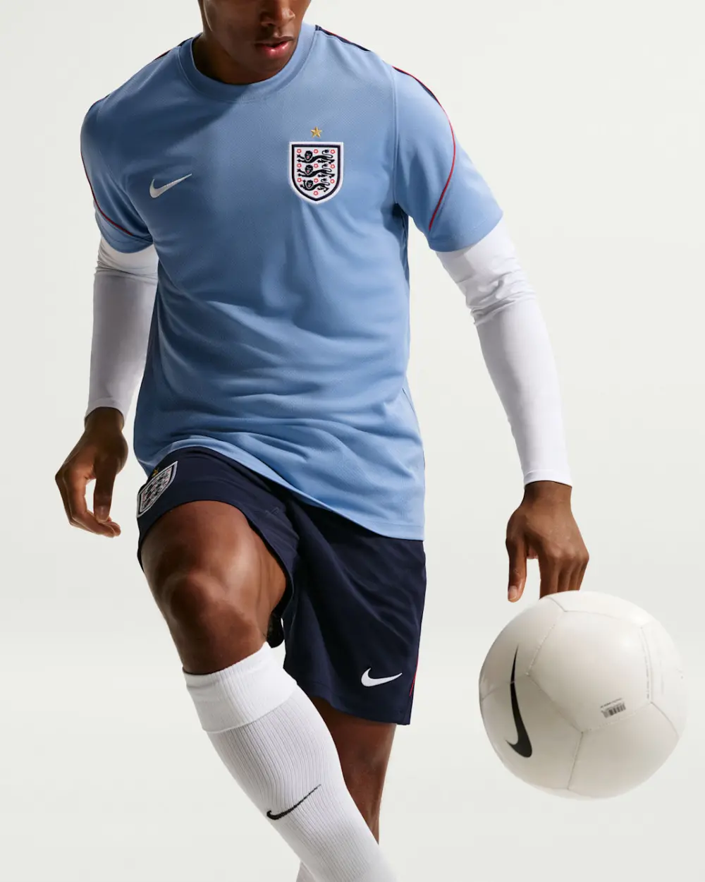 Áo Nike England Strike Football Dri-FIT Short-Sleeve Top IB4971-486 - Ảnh 3