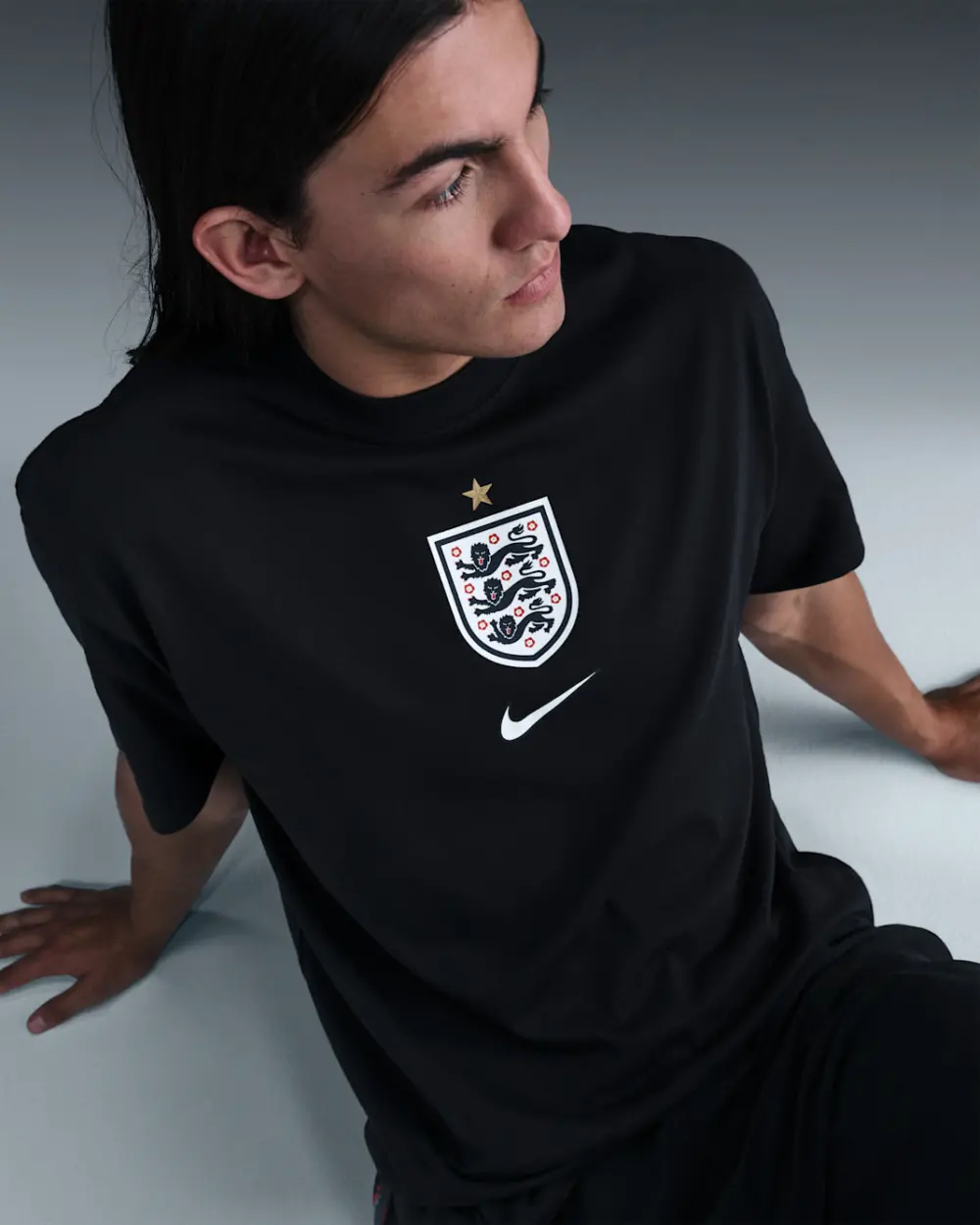 Áo Nike England Premium Goalkeeper Football T-Shirt IO4575-010 - Ảnh 4
