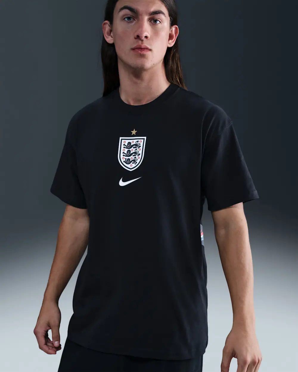 Áo Nike England Premium Goalkeeper Football T-Shirt IO4575-010 - Ảnh 3