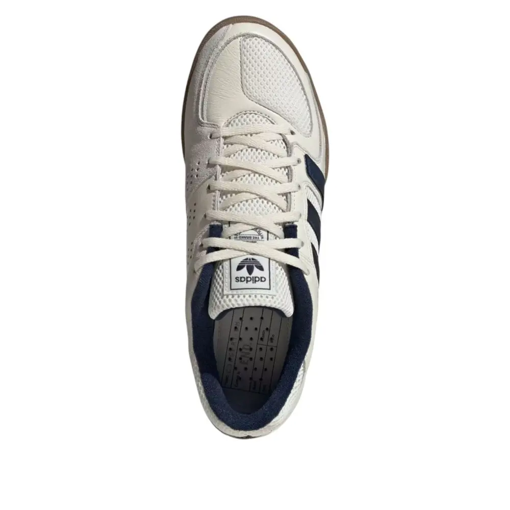 Giày adidas Fechten Indoor Consortium 'Off White Collegiate Navy' JR4606 - Ảnh 2
