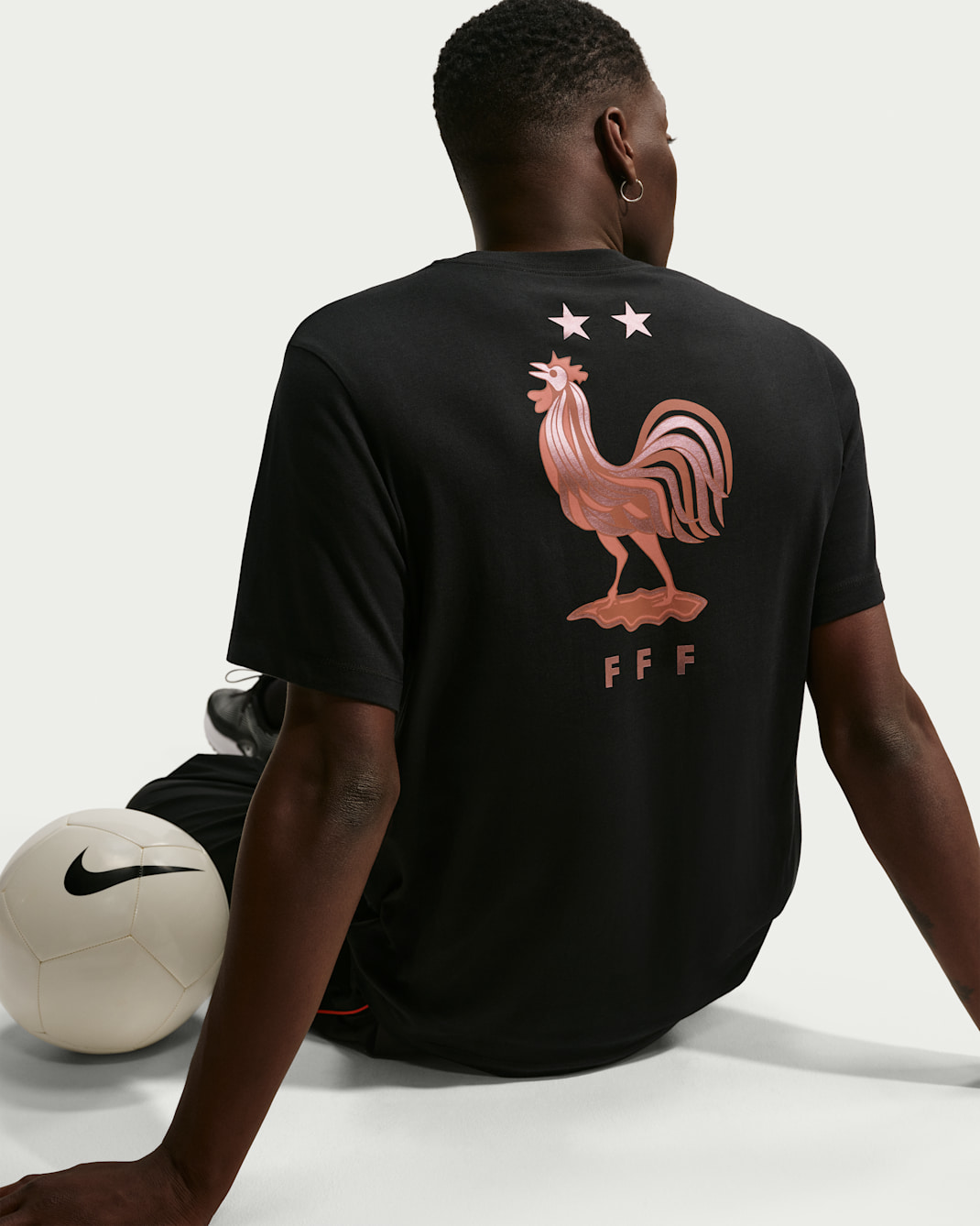 Áo Nike FFF Football T-Shirt 'Black' IQ2232-010 - Ảnh 3