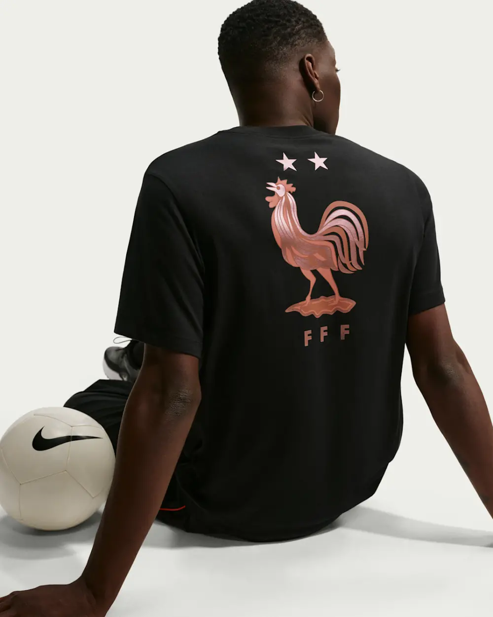 Áo Nike FFF Football T-Shirt 'Black' IQ2232-010 - Ảnh 3