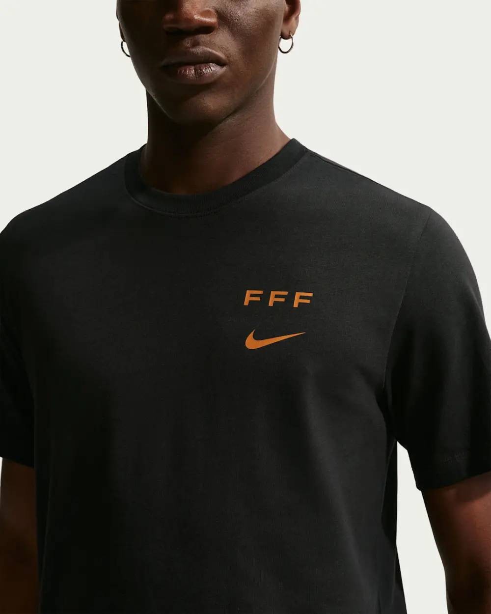 Áo Nike FFF Football T-Shirt 'Black' IQ2232-010 - Ảnh 4