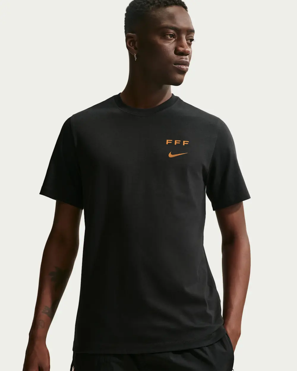 Áo Nike FFF Football T-Shirt 'Black' IQ2232-010 - Ảnh 2