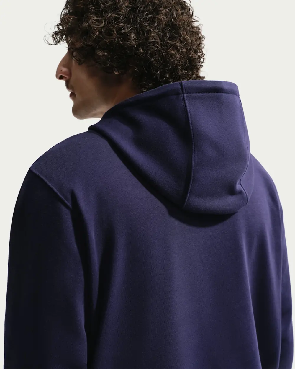 Áo Nike FFF Club Football French Terry Pullover Hoodie 'Blackened Blue' IB6301-498 - Ảnh 2