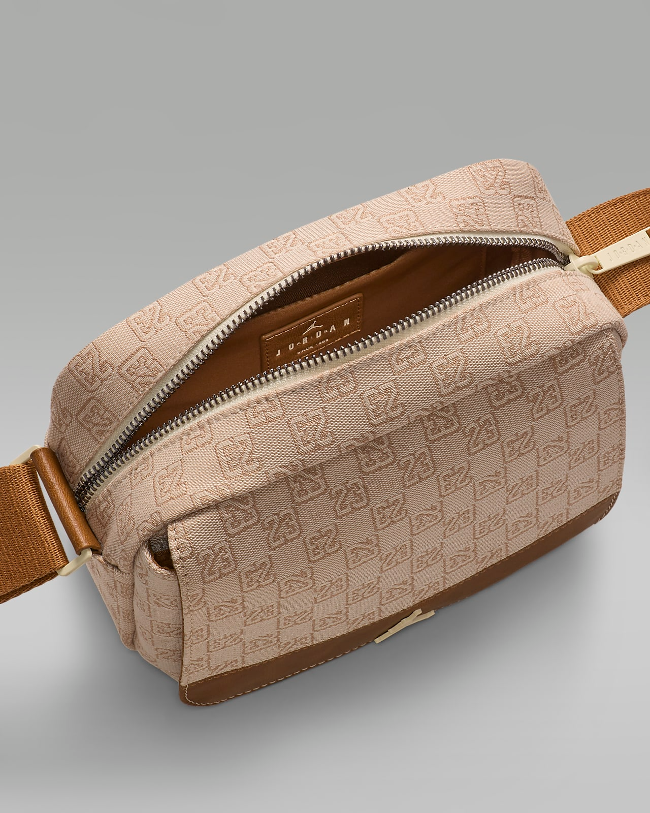 Túi Nike Jordan Monogram Cross-body 'Beige' FJ6790-113 - Ảnh 3