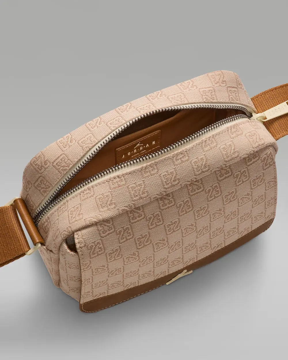 Túi Nike Jordan Monogram Cross-body 'Beige' FJ6790-113 - Ảnh 3