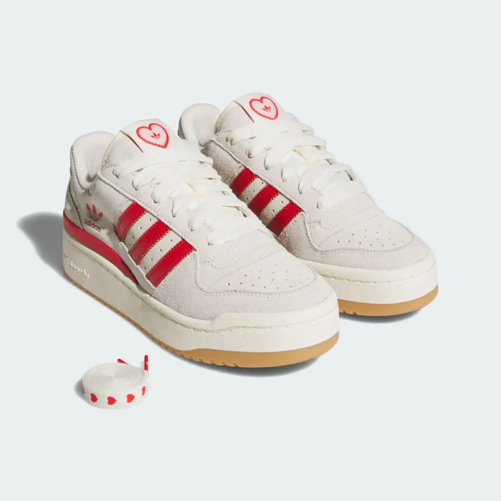Alternative view of Giày Adidas FORUM BOLD STRIPES 'Cream White' KH9423