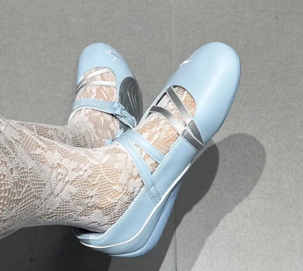 Alternative view of Giày Puma x Powerpuff Girls Speedcat 'Blue' 408103-01