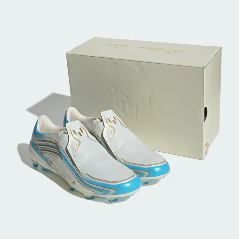 Alternative view of Giày Adidas Firm Ground F50 MESSI PRO 'Ivory' IH1899
