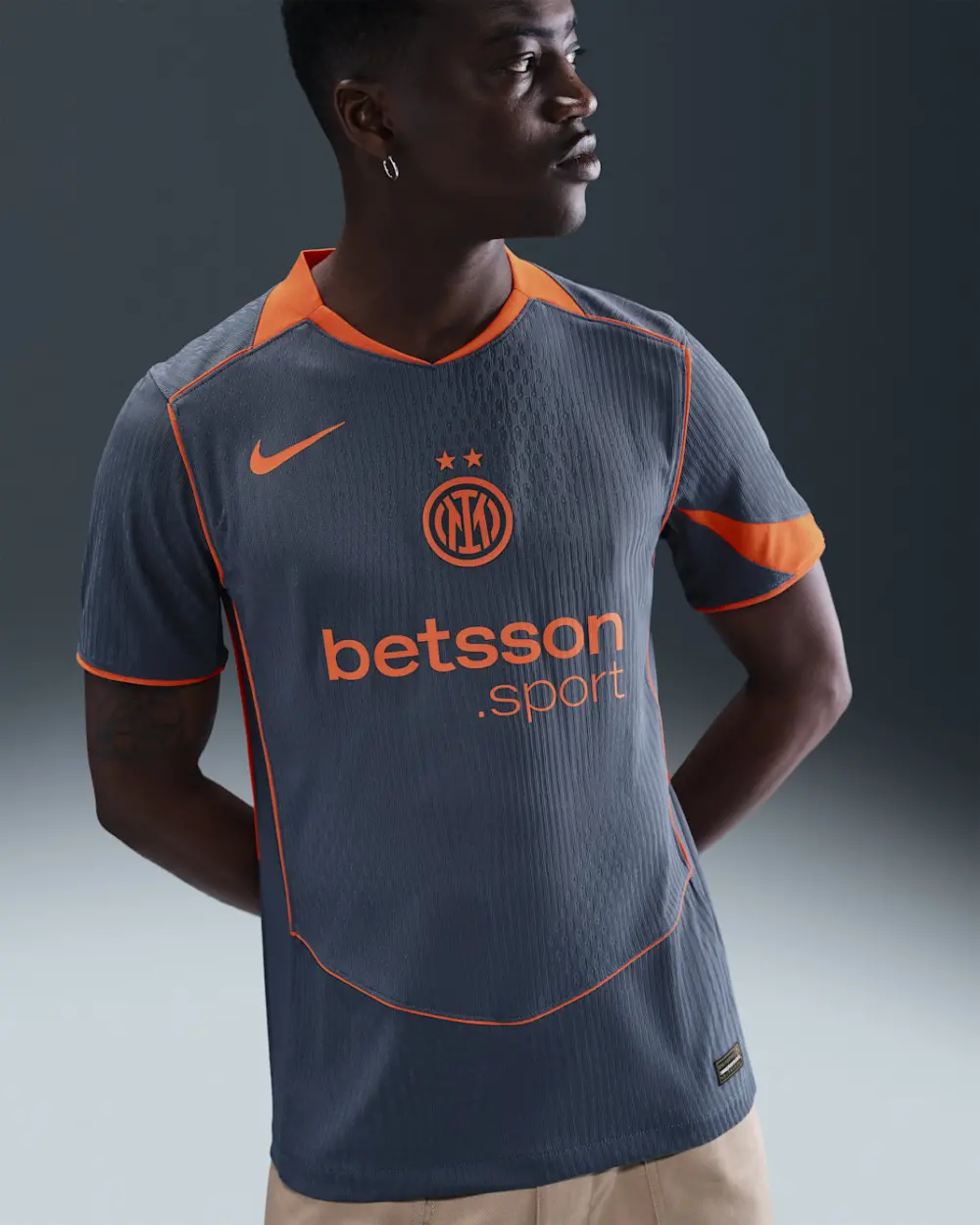 Alternative view of Áo Nike Inter Milan 2025/26 Match Third Authentic 'Thunder Blue' HM3196-438