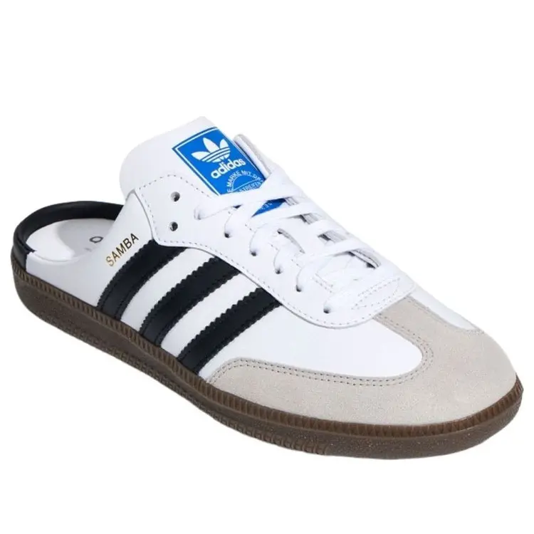 Giày adidas Samba Mule 'White Black' LB3814 - Ảnh 3