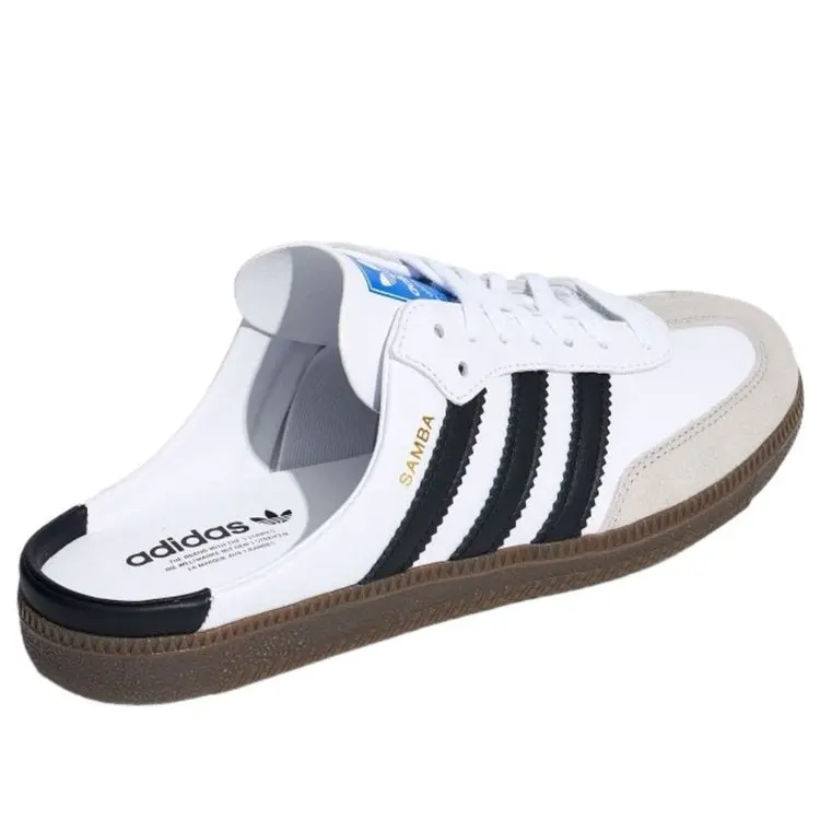 Giày adidas Samba Mule 'White Black' LB3814 - Ảnh 4