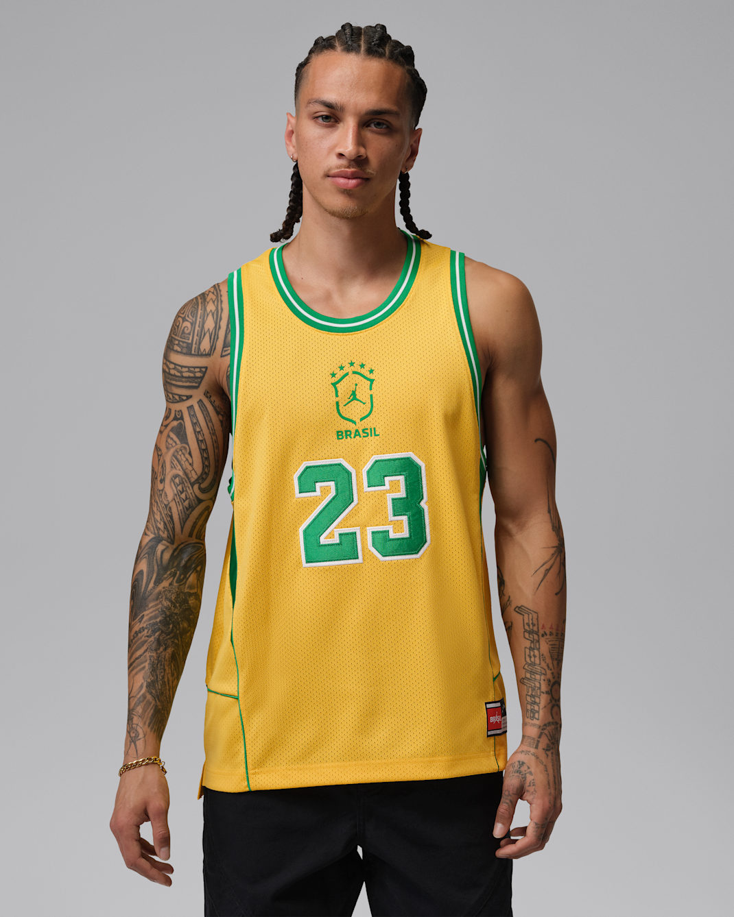 Áo Nike Jordan Essentials Mesh Jersey 'Varsity Maize' II5378-417 - Ảnh 5
