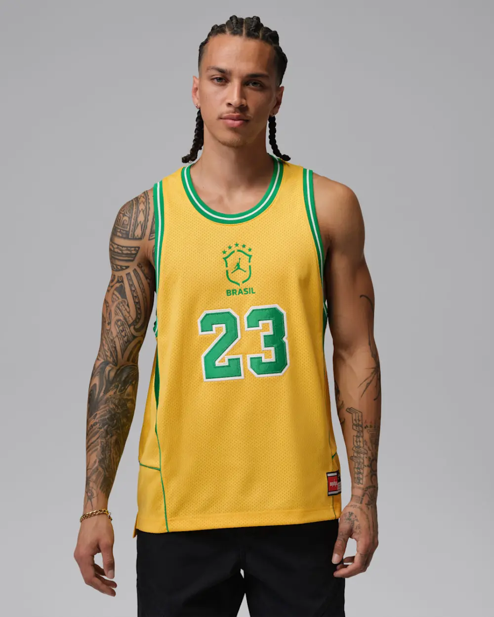 Áo Nike Jordan Essentials Mesh Jersey 'Varsity Maize' II5378-417 - Ảnh 5