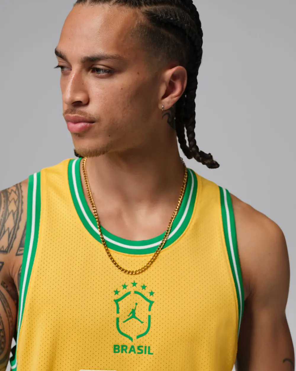 Áo Nike Jordan Essentials Mesh Jersey 'Varsity Maize' II5378-417 - Ảnh 3