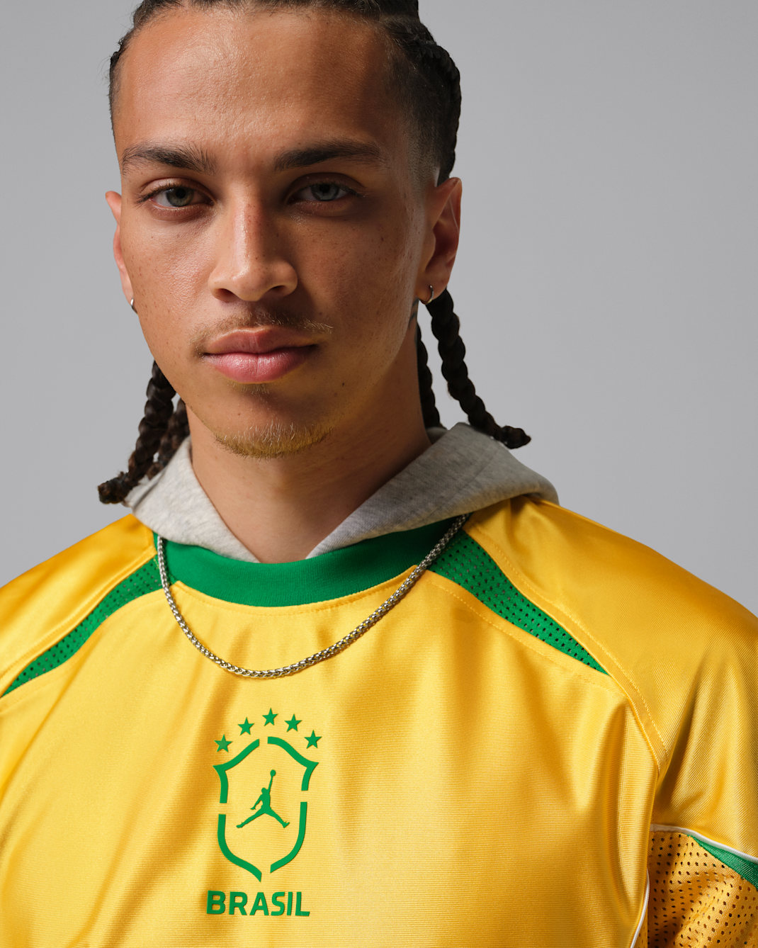 Áo Nike Brazil X Jordan Goalie Top 'Varsity Maize' IF3900-741 - Ảnh 4