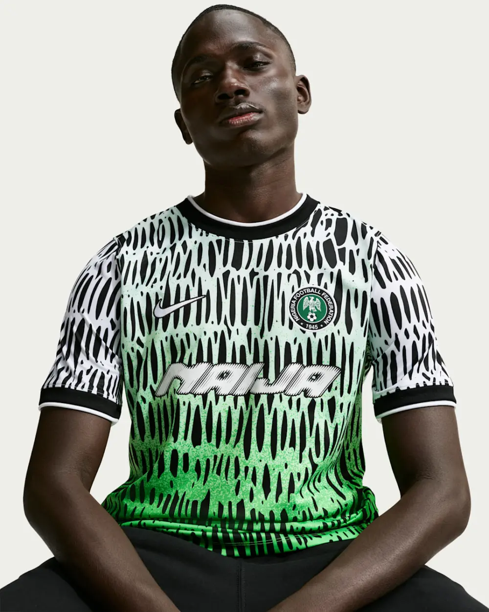 Áo Nike x Nigeria x Slawn Dri-FIT Academy Pro 'Black' IH1686-010 - Ảnh 4