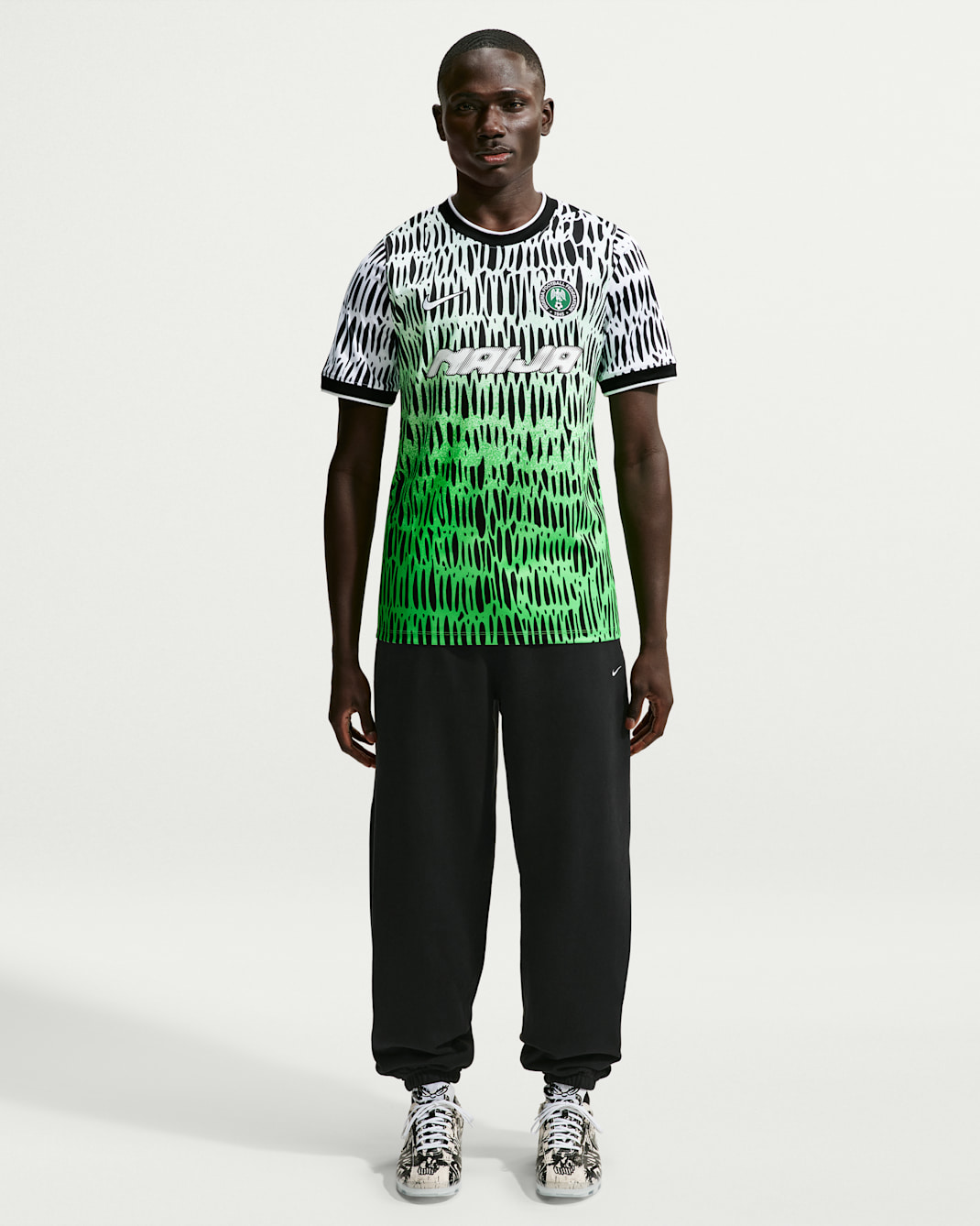 Áo Nike x Nigeria x Slawn Dri-FIT Academy Pro 'Black' IH1686-010 - Ảnh 3