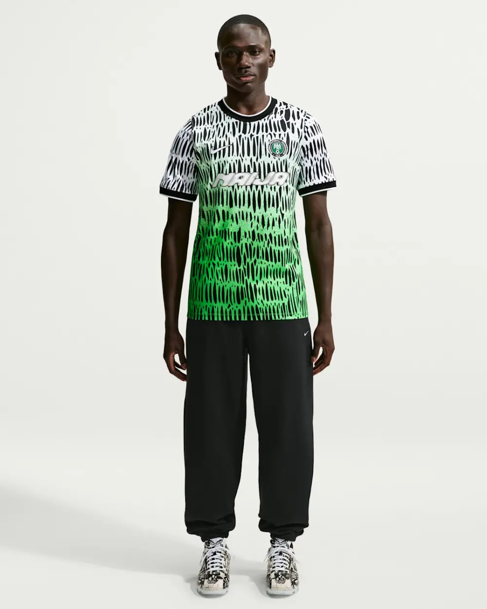 Áo Nike x Nigeria x Slawn Dri-FIT Academy Pro 'Black' IH1686-010 - Ảnh 3