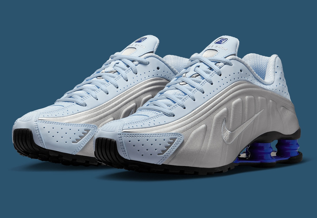 Giày Nike Shox R4 'Blue Tint' AR3565-402 - Ảnh 5