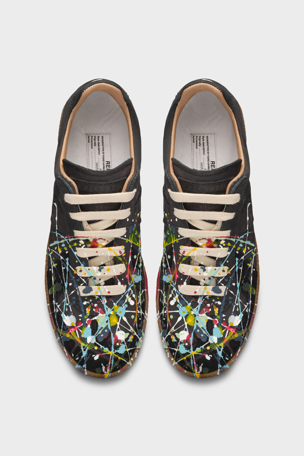 Alternative view of Giày Maison Margiela Paint Replica 'Black' S57WS0240P1892963