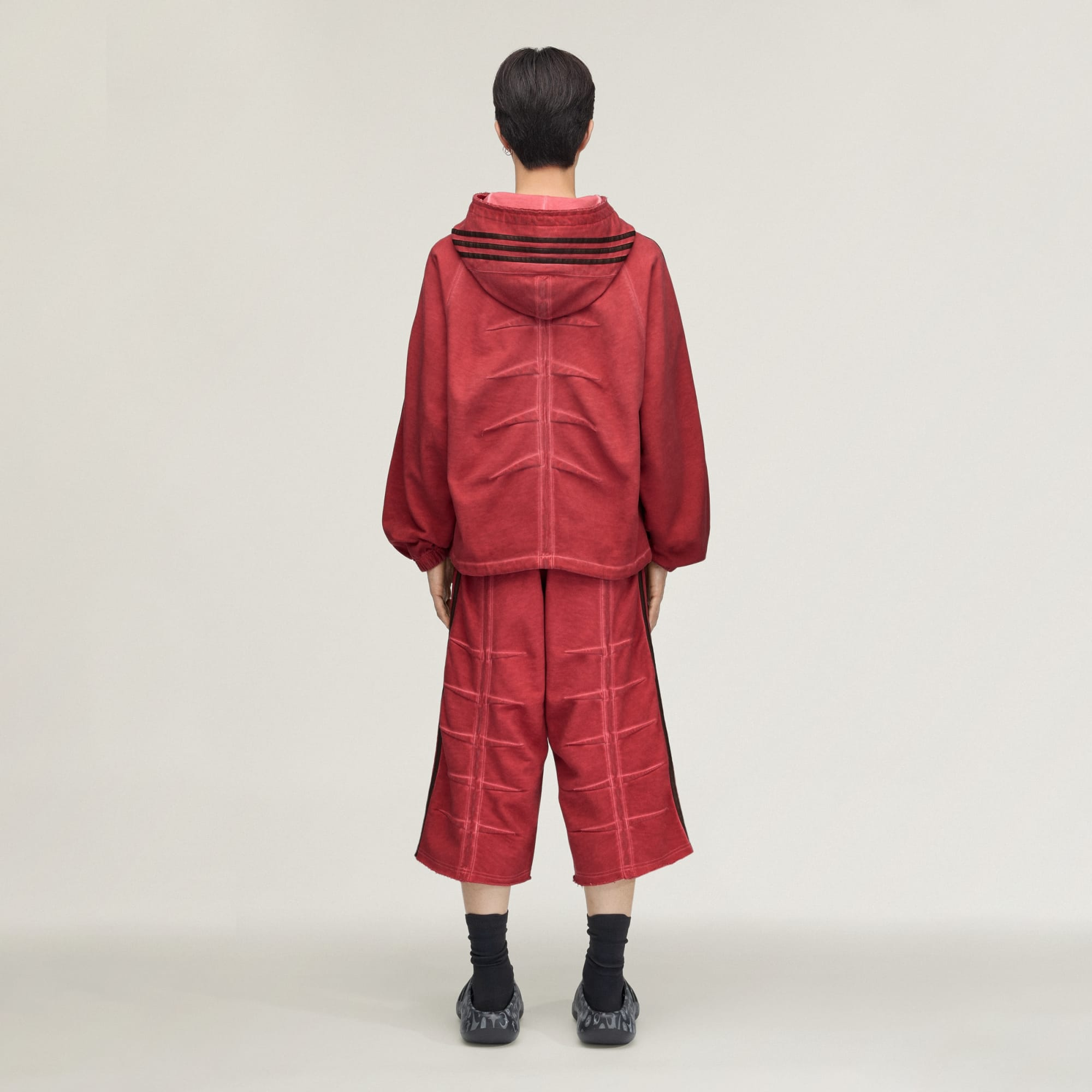Alternative view of Quần Adidas THUG CLUB SWEAT JORT 'Power Red' KF6911