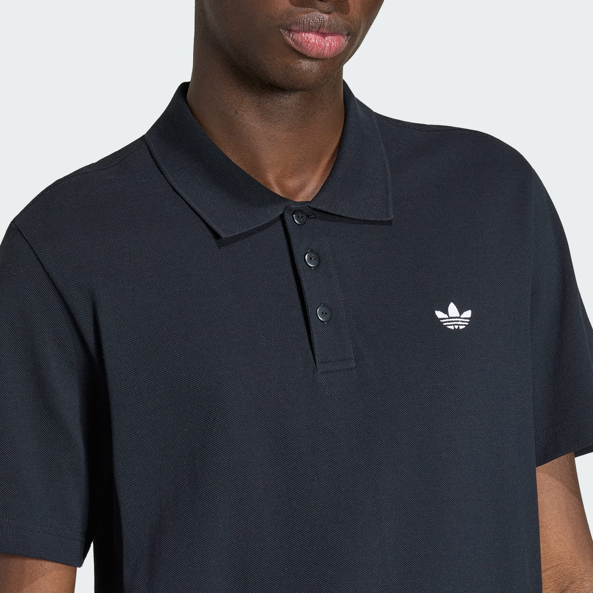 Áo Adidas Trefoil Essentials Polo 'Black' KS8904 - Ảnh 5