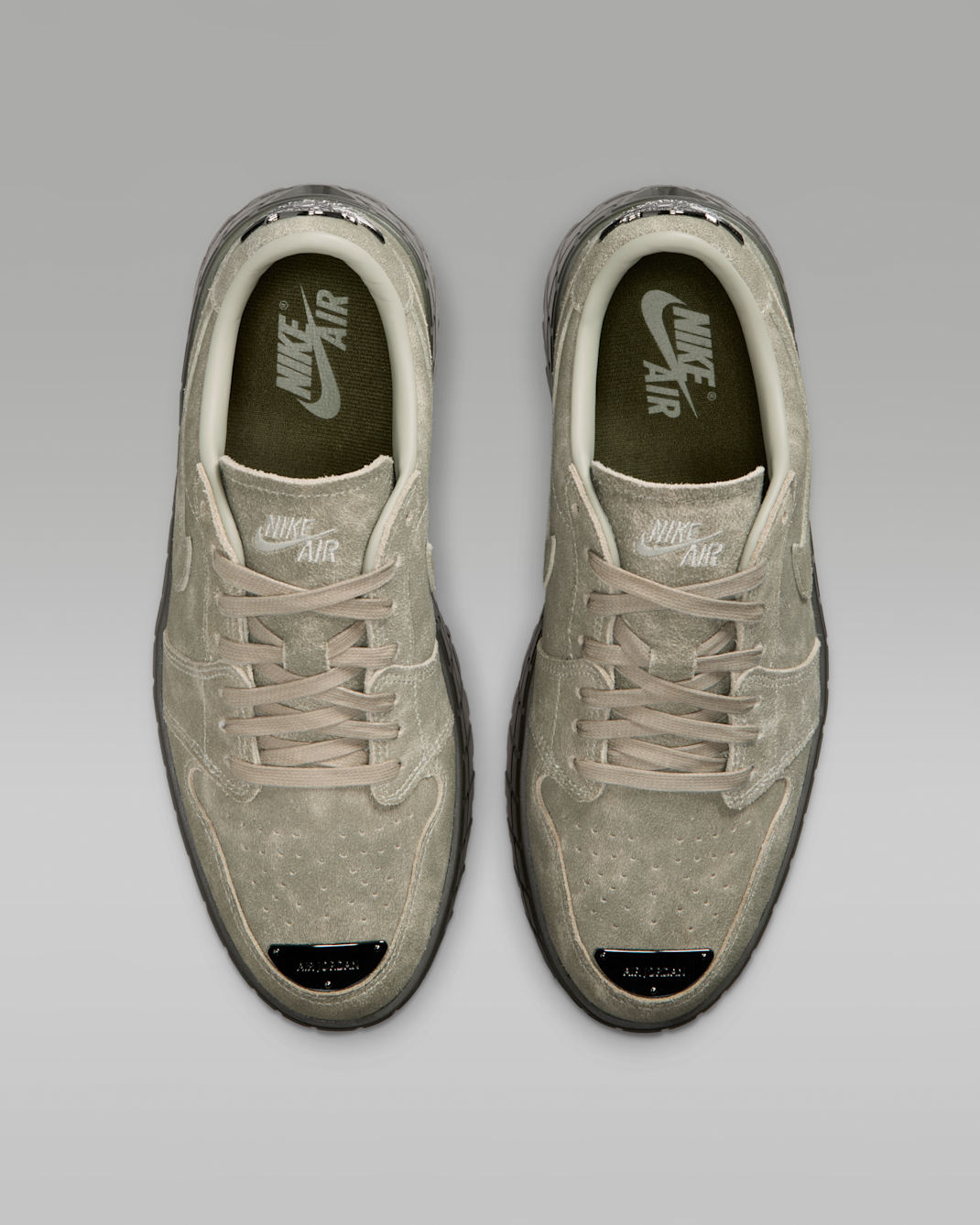 Giày Nike Air Jordan 1 Brooklyn Low 'Spruce Fog' IR7248-304 - Ảnh 4
