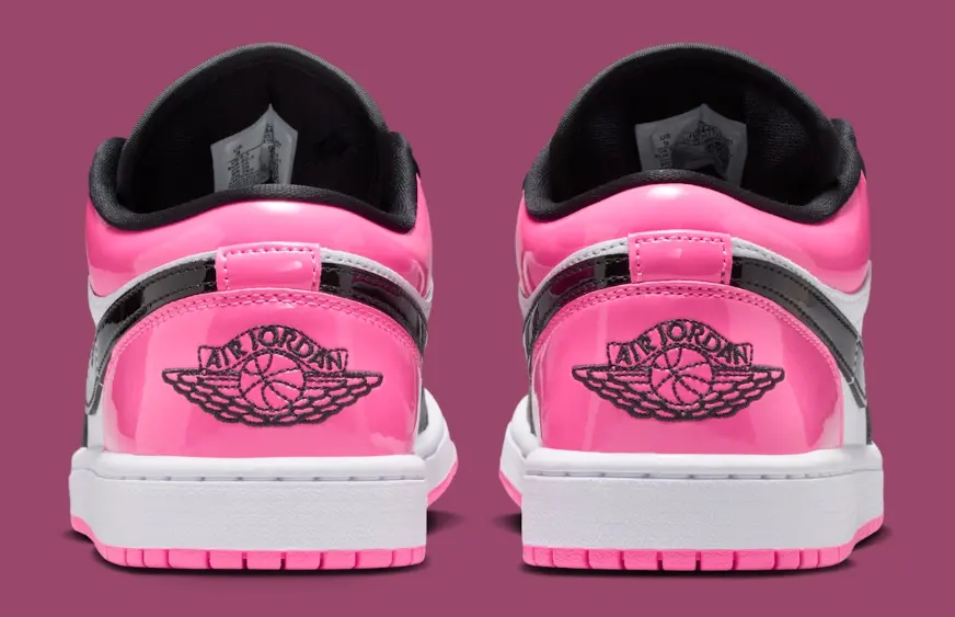 Giày Nike Air Jordan 1 Low SE 'Black Pinksicle Patent' IV2446-684 - Ảnh 3