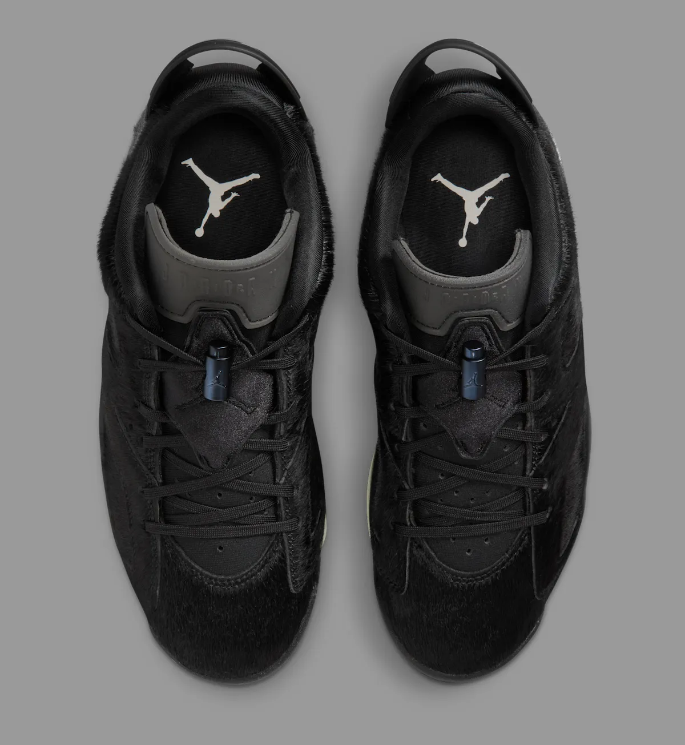 Alternative view of Giày Nike Air Jordan 6 Retro Low ‘Blackout’ IO9786-001