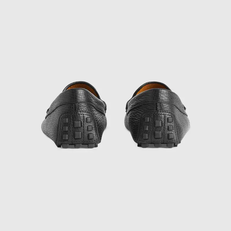 Alternative view of Giày Gucci Horsebit Driver 'Black Soft Leather' 674254-UDU00-1000