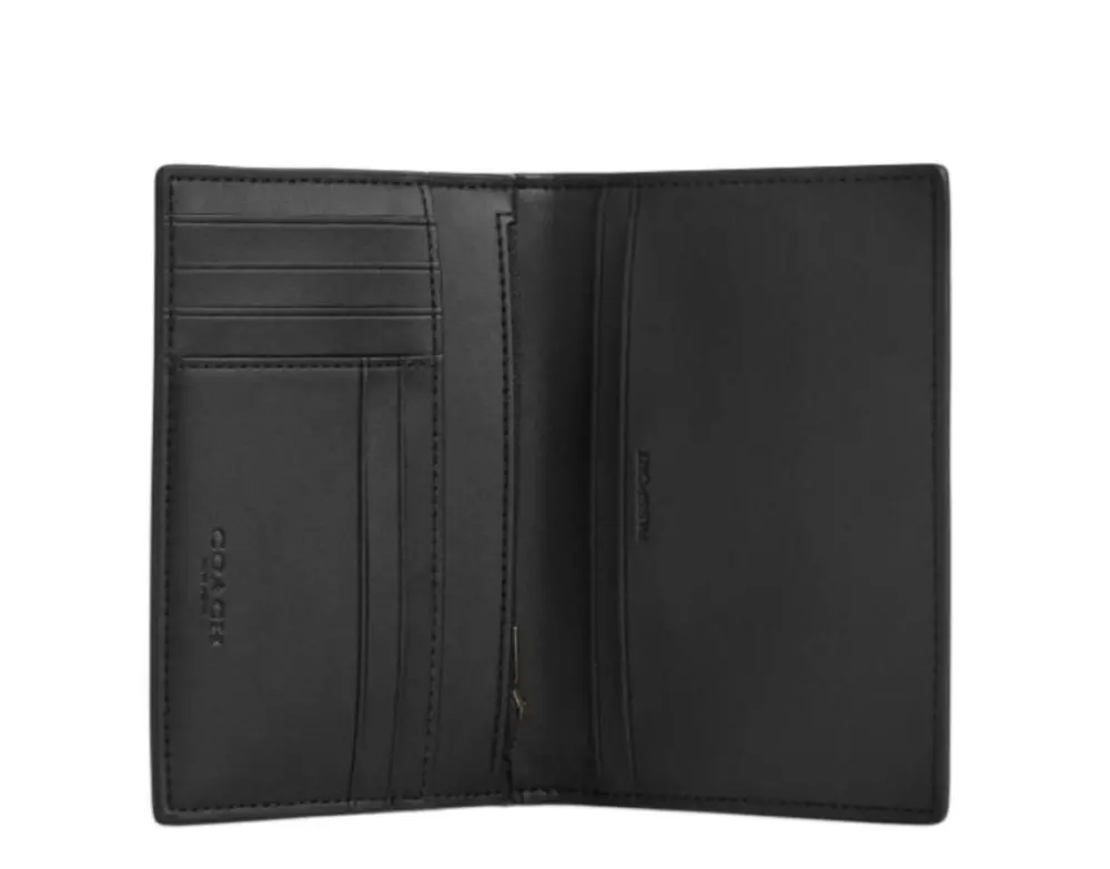 Alternative view of Ví Coach Card Holder 'Black' CEB77-QBYTS