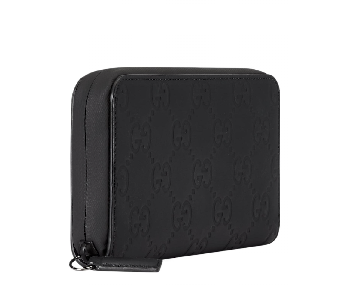 Alternative view of Ví Gucci Leather Long Wallet ‘Black’ 771421-AAC0L-1000