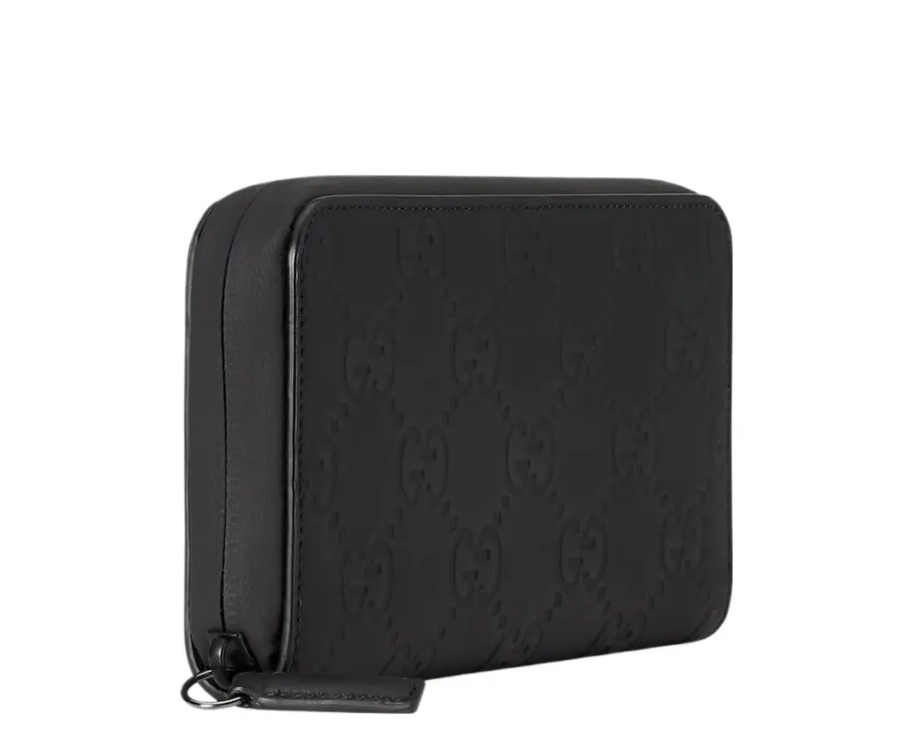 Alternative view of Ví Gucci Leather Long Wallet ‘Black’ 771421-AAC0L-1000
