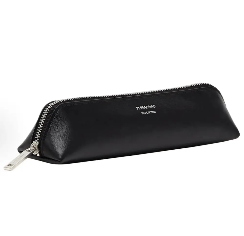 Hộp Bút Salvatore Ferragamo Logo 'Black' 661350-770112 - Ảnh 3