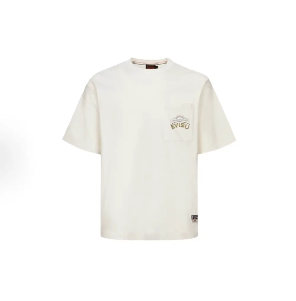 Áo Evisu Print T-shirt 'White' 2ESHTM4TS7079RXCT - Ảnh 5