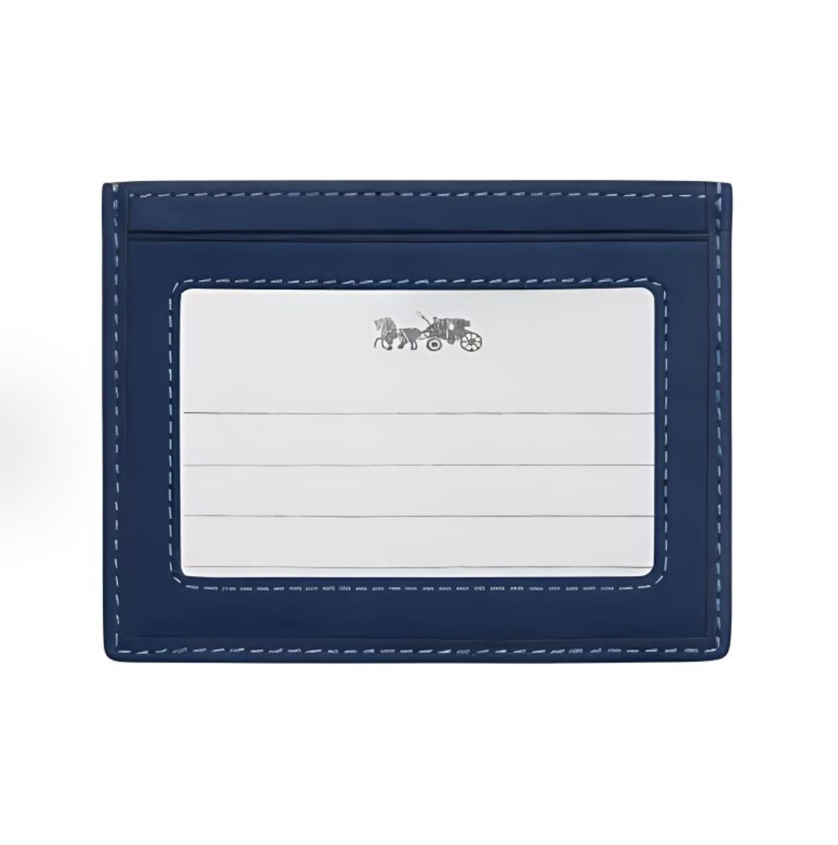 Alternative view of Ví Coach Slim Id Card Case 'Navy' CY907-SVXR9