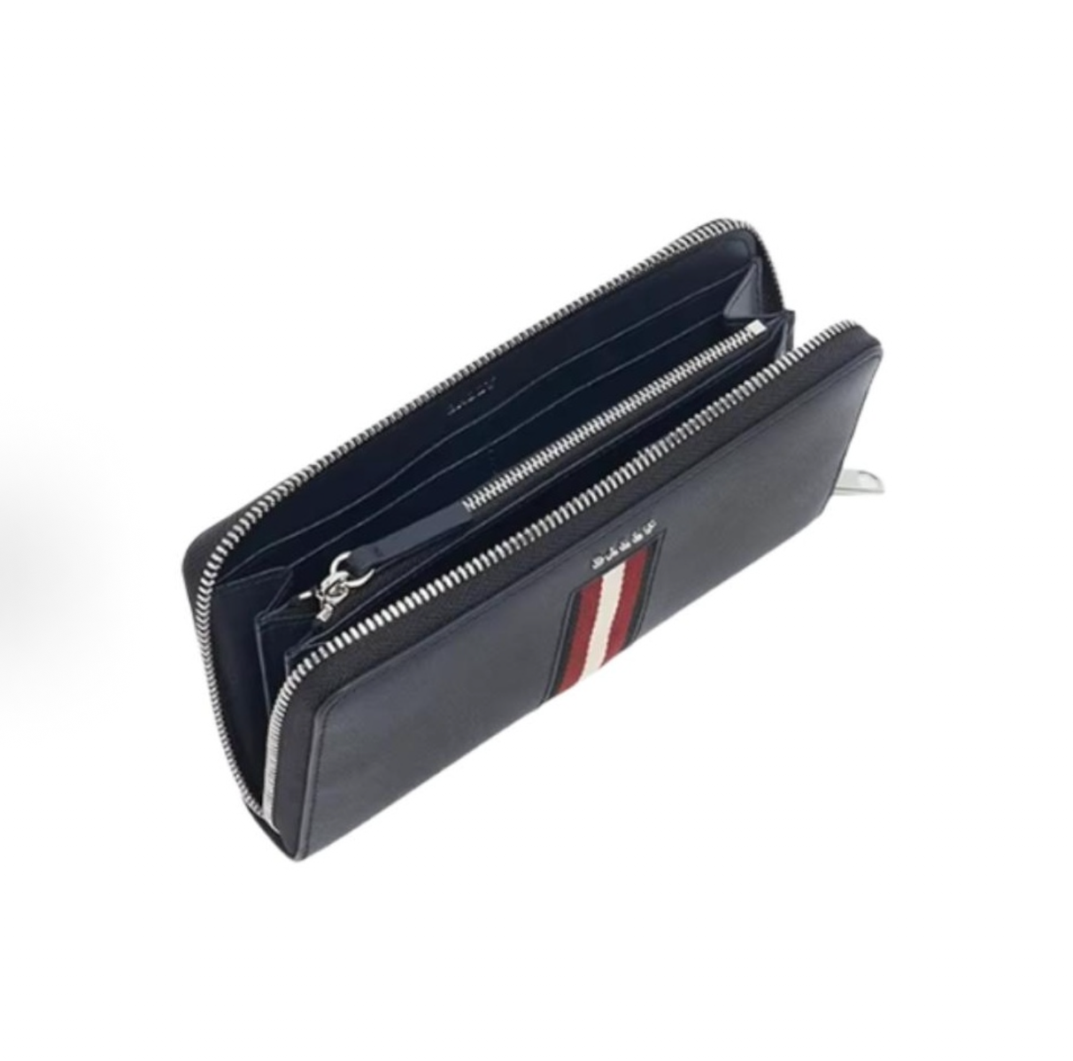 Ví Bally Logo Long Wallet 'Navy' 6310123 - Ảnh 5